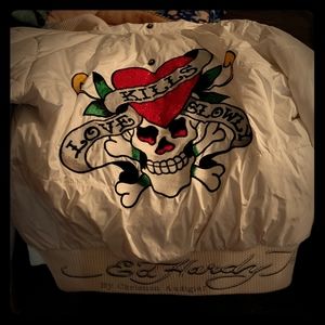 Ed Hardy puffer jacket